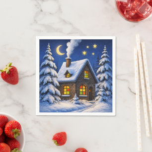 Beautiful Christmas themed Napkin