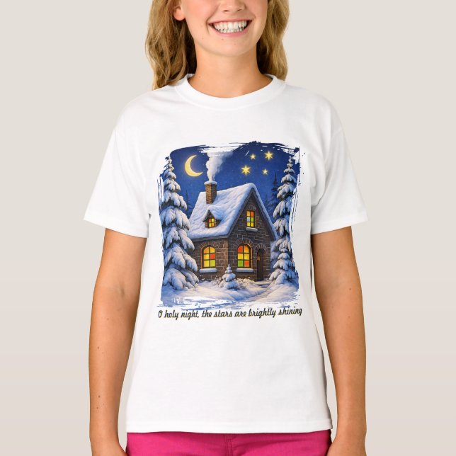 Beautiful Christmas themed T-Shirt (Front)