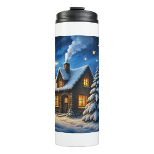 Beautiful Christmas Thermal Tumbler