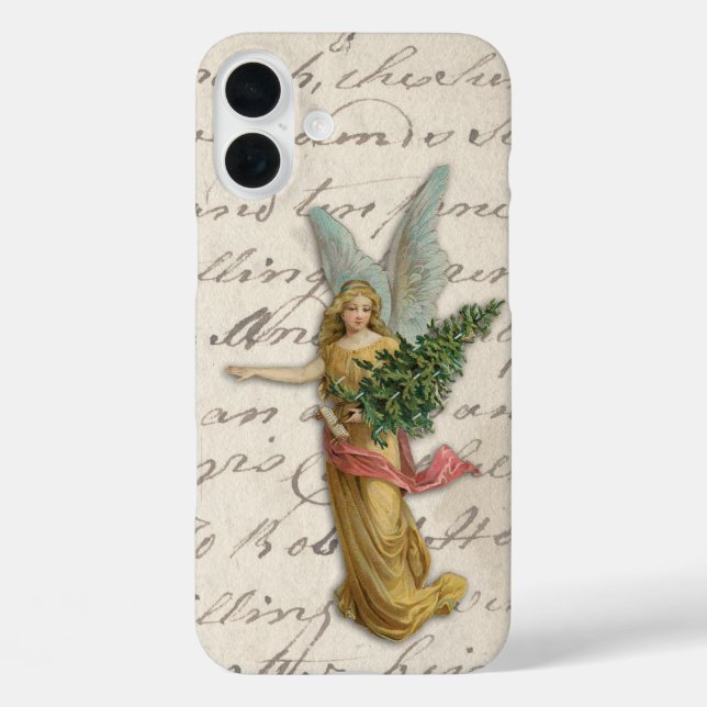 Beautiful Christmas Tree Angel Antique Victorian C Case-Mate iPhone Case (Back)