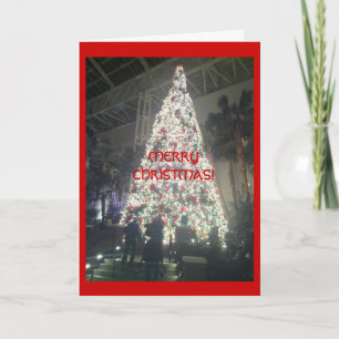 Beautiful Christmas Tree Card! Holiday Card