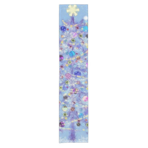 Beautiful Christmas Tree Table Runner