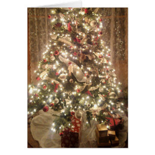 Beautiful Christmas Tree Traditional Greeting