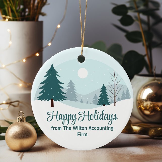 Beautiful Christmas Trees Winter Business Gift Ceramic Tree Decoration (Creator Uploaded)