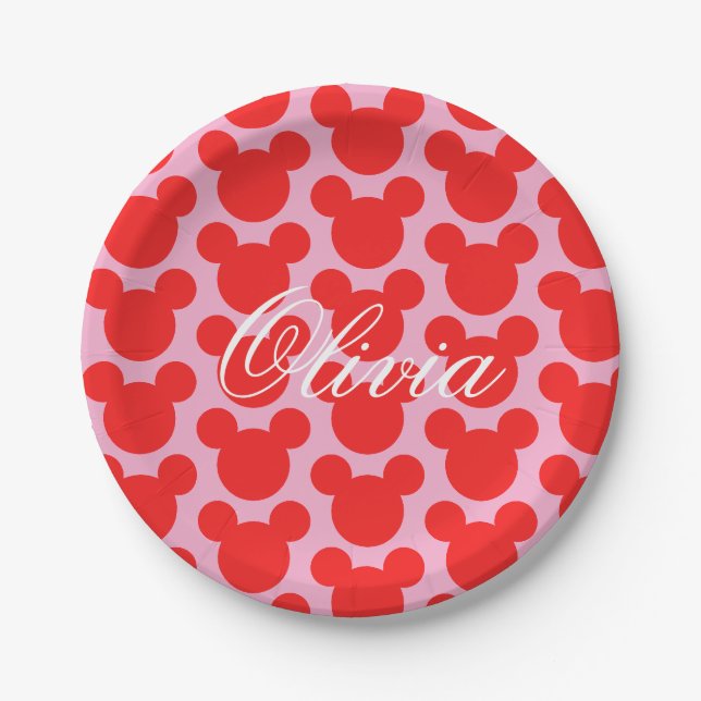 Beautiful circles paper plate (Front)