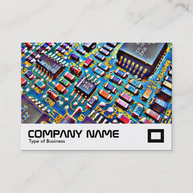 Beautiful Circuitry Business Card (Front)