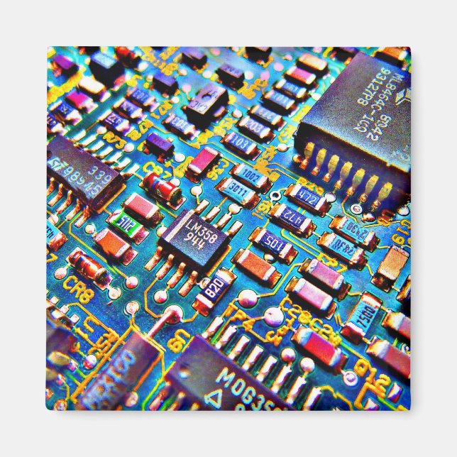 Beautiful Circuitry Magnet (Front)