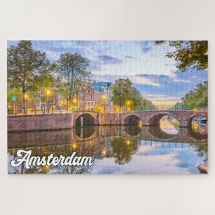 Beautiful City Of Amsterdam, Netherlands Jigsaw Puzzle