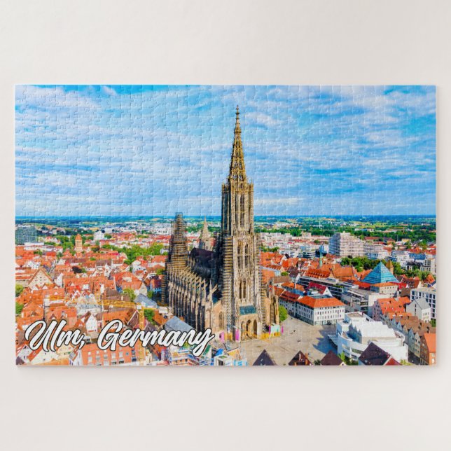 Beautiful City Of Ulm, Germany Jigsaw Puzzle (Horizontal)