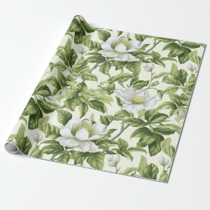 Beautiful classic floral pattern wrapping paper
