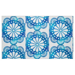 Beautiful & classic indigo blue and white pattern fabric