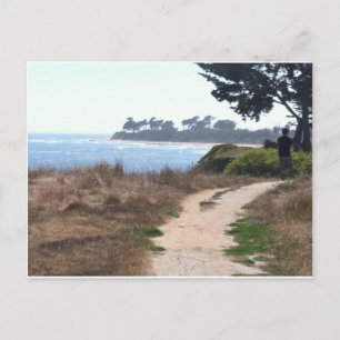 Beautiful Clear Sky at the Beach. Postcard