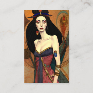 Beautiful Cleopatra Business Card