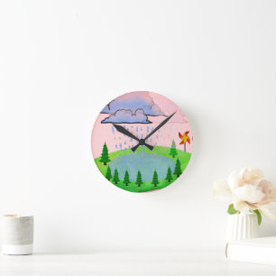 Beautiful clock of nature
