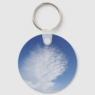 Beautiful cloud bottle opener key ring