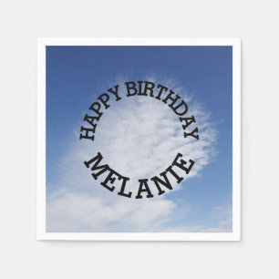 Beautiful cloud napkin