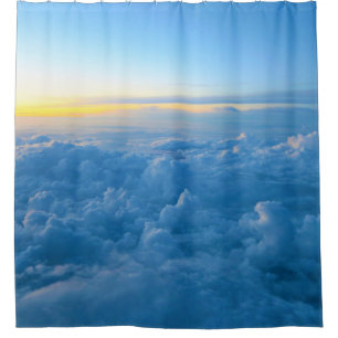 Beautiful cloud shower curtain