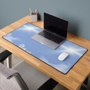 beautiful clouds desk mat