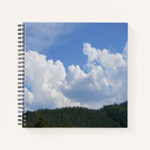 Beautiful clouds in the mountains... notebook