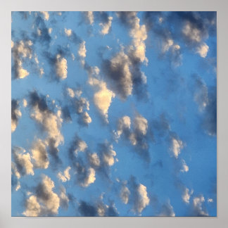 Beautiful Clouds Photo Poster