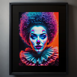 Beautiful Clown Poster