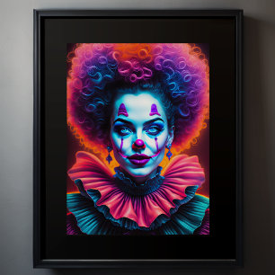 Beautiful Clown Poster