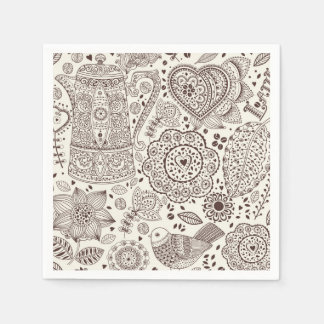 Beautiful Coffee Kitchen Drink Napkin
