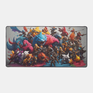 Beautiful collection of game characters #1 desk mat