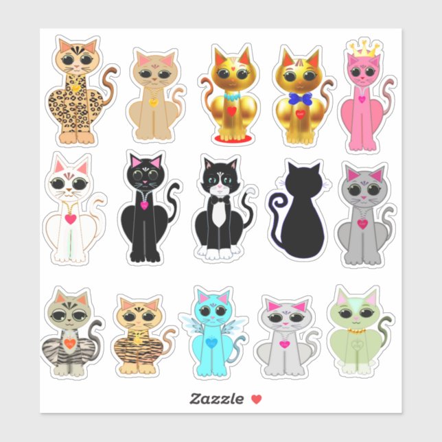 Beautiful Collection of Wild Cats (Sheet)