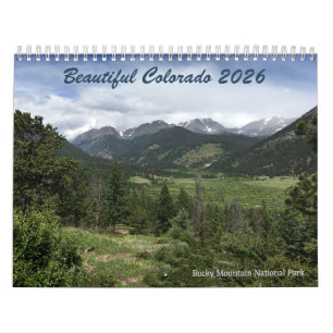 Beautiful Colorado 12-Month 2026 Calendar