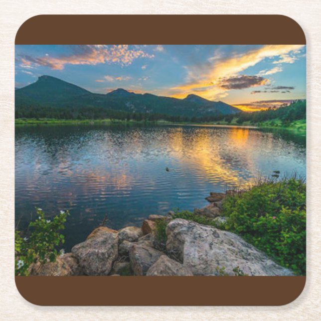 Beautiful Colorado Scenery Coaster Set (Front)