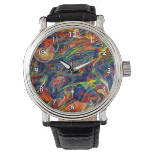 Beautiful & Colorful Abstract Artwork Watch