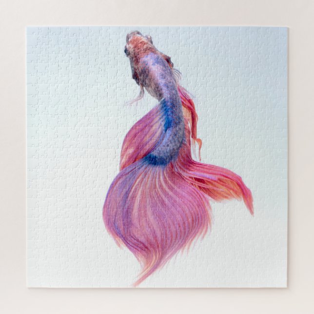 Beautiful Colorful Fantasy Koi Fish Jigsaw Puzzle (Vertical)