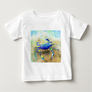 Beautiful Colour Crab - Migned Drawing - Baby T-Shirt