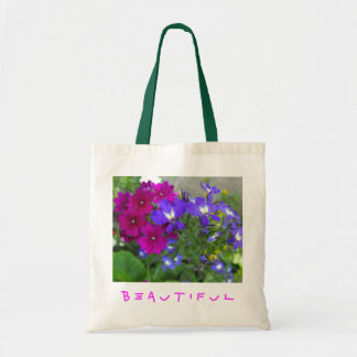 beautiful colour flowers tote bag