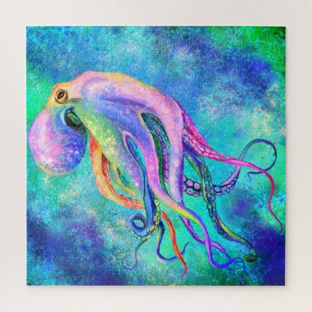 Beautiful Colour Octopus Puzzle (Vertical)