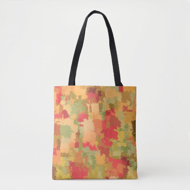 Beautiful Colourful Abstract Pattern Tote Bag (Front)