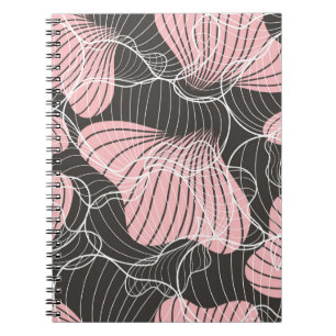 Beautiful colourful abstract seamless pattern. Bac Notebook