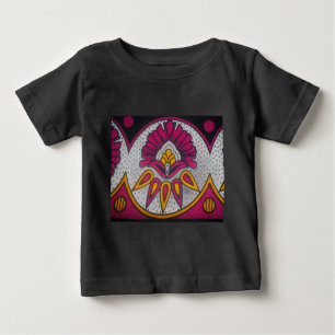 Beautiful Colourful African Fabric Motif Art Print Baby T-Shirt