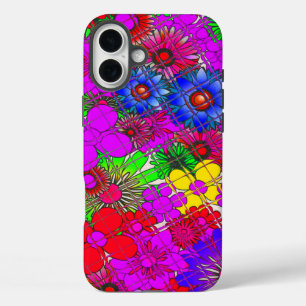 Beautiful colourful amazing floral pattern design  iPhone 16 plus case