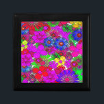 Beautiful colourful amazing floral pattern design  gift box<br><div class="desc">Prepare to be dazzled by the latest and greatest in colourful, floral pattern art design from the Achempong Zazzle online shopping store! We've curated an incredible collection of products that showcase the most vibrant, mesmerising, and downright awe-inspiring floral gradient mirror image patterns you've ever laid eyes on. Whether you're searching...</div>
