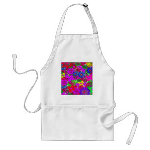 Beautiful Colourful Amazing Floral Pattern Design Standard Apron