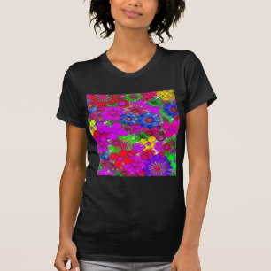 Beautiful Colourful Amazing Floral Pattern Design T-Shirt