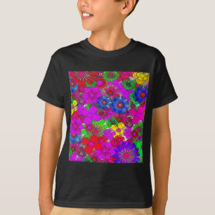 Beautiful colourful amazing floral pattern design  T-Shirt