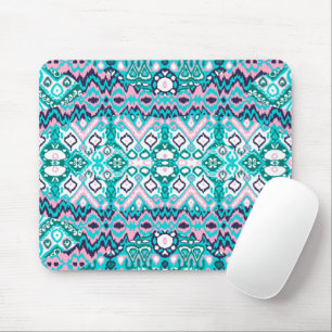 Beautiful colourful boho modern art mouse pad