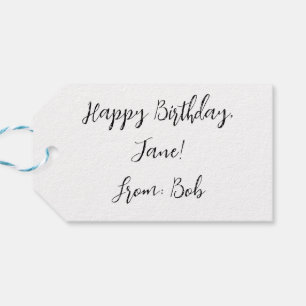 Beautiful Colourful Butterfly Print Gift Tags