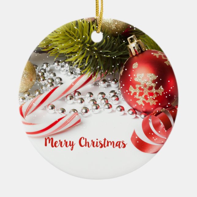 Beautiful Colourful Christmas Decoration (Front)