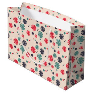 Beautiful colourful circle large gift bag