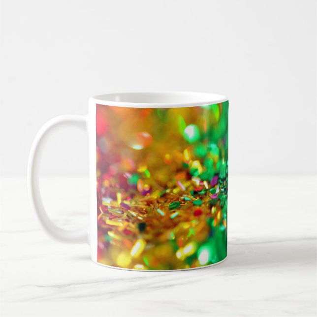 Beautiful Colourful Crystals Coffee Mug (Left)
