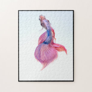 Beautiful Colourful Fantasy Koi Fish Jigsaw Puzzle